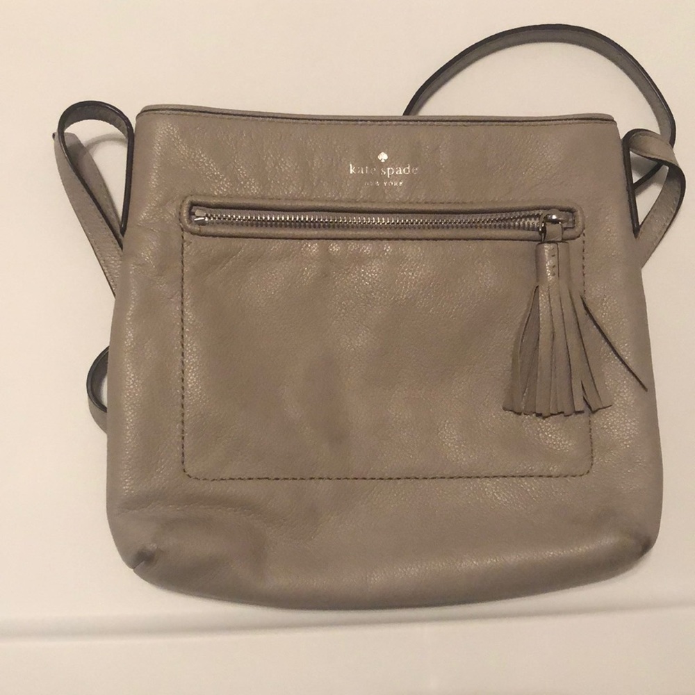 Kate Spade Light Grey Crossbody